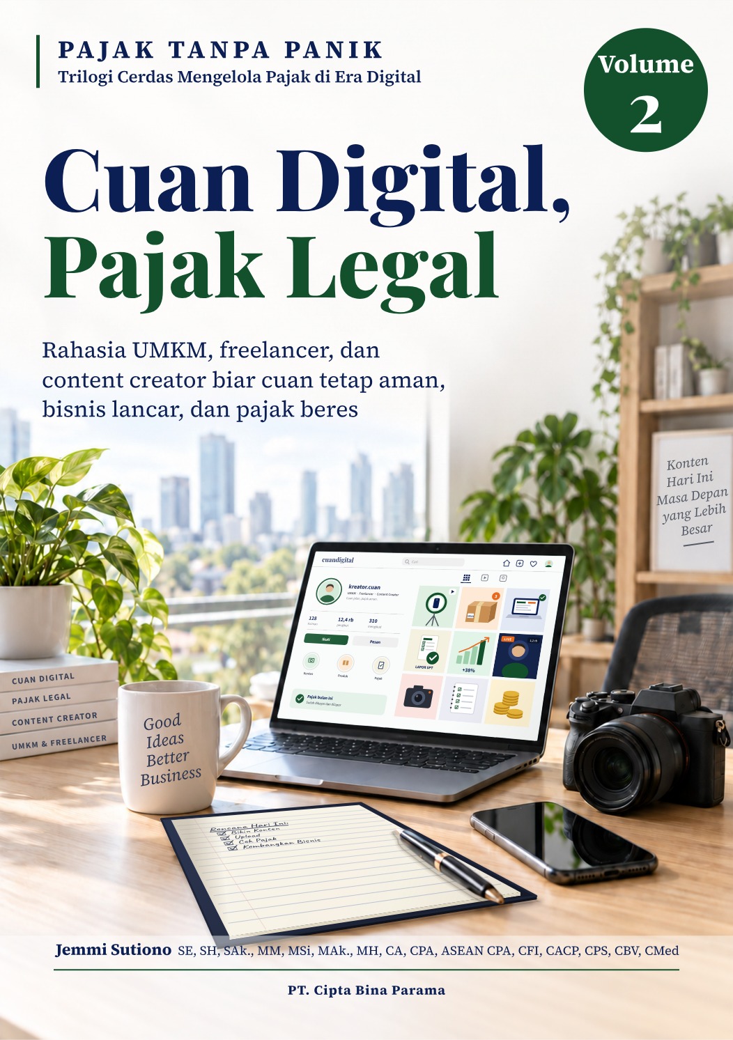 Cover depan Cuan Digital, Pajak Legal karya Jemmi Sutiono